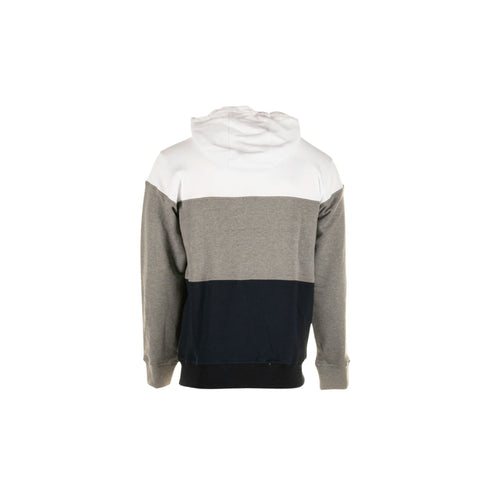 Felpa Uomo Colorblock con cappuccio Bianco grigio blu PAUL & SHARK- Francavilla Moda